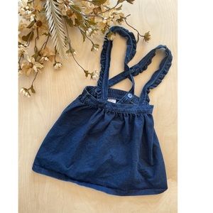 Jean overall dress 4T in girls.